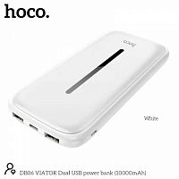 Power Bank HOCO DB06 VIATOR 2USB/Micro/Type-C 10000mAh White