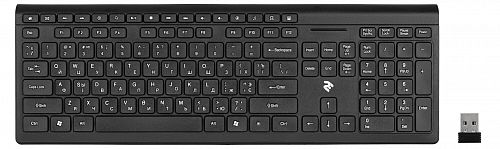 Купить Клавіатура 2E KS210 Slim WL (2E-KS210WB) Black USB в магазине vsesvit.shop