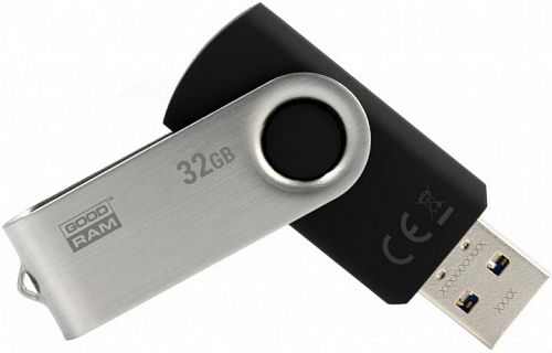 Купить USB flash GOODRAM USB3.2 32GB UTS3 (Twister) Black(UTS3-0320K0R11) в магазине vsesvit.shop