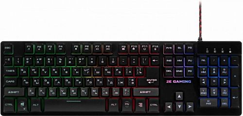 Купить Клавіатура 2E KS108 104key, USB-A, EN/UK, чорний в магазине vsesvit.shop
