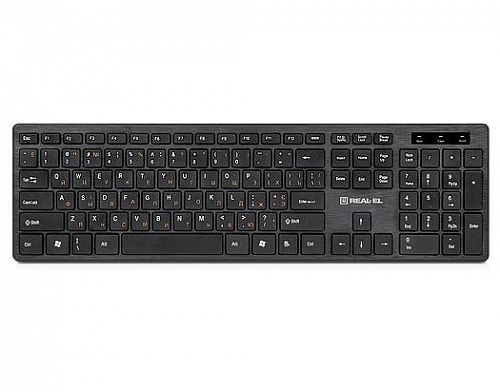 Купить Клавіатура дротова Real-El 7085 Comfort USB (EL123100032) в магазине vsesvit.shop