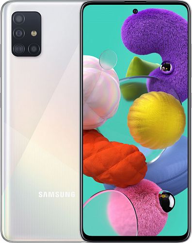 Купить Смартфон SAMSUNG Galaxy A51 128GB Dual Sim White (SM-A515FZWWSEK) в магазине vsesvit.shop