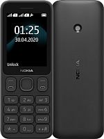Мобільний телефон NOKIA 125 Dual Sim Black каталог товаров