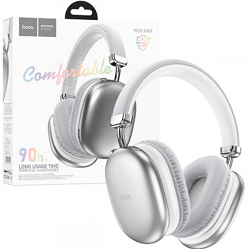 Купить Навушники HOCO W58 ANC BT headphones Silver в магазине vsesvit.shop
