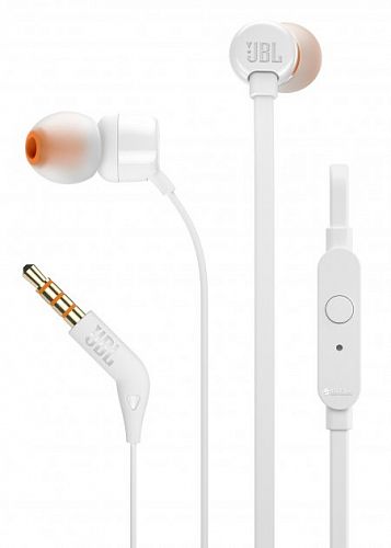 Купить Навушники JBL T110 White (JBLT110WHT) в магазине vsesvit.shop