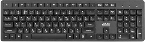 Купить Клавіатура 2E KS280 WL/BT EN/UKR Grey/Black (2E-KS280WBGR_UA) в магазине vsesvit.shop