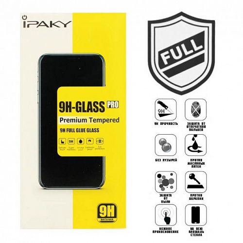 Купить Захисне скло Xiaomi Redmi 9A/9C Black iPaky в магазине vsesvit.shop