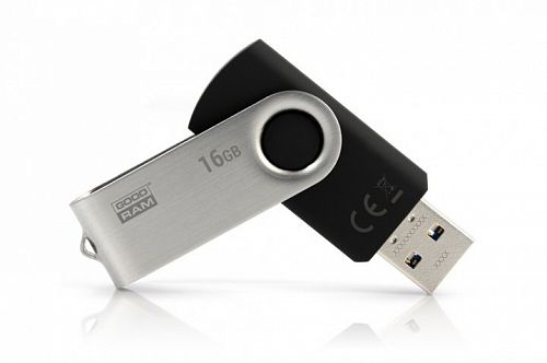 Купить USB flash GOODRAM USB3.2 16GB UTS3 (Twister) Black (UTS3-0160K0R11) в магазине vsesvit.shop