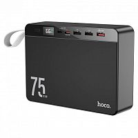 Power Bank HOCO J94 Overlord 22.5W fully compatible PD20W/QC/LCD 75 000mAh Black