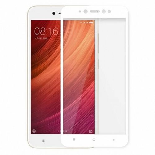 Купить Захисне скло FullGlue Xiaomi RedMi 5A white в магазине vsesvit.shop