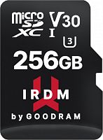 Карта пам'яті GOODRAM MicroSDXC 256GB UHS-I/U3 Class 10 IRDM + SD-адаптер R100/W70MB/s (IR-M3AA-2560R12)