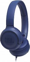 Навушники JBL T500 Blue (JBLT500BLU) каталог товаров